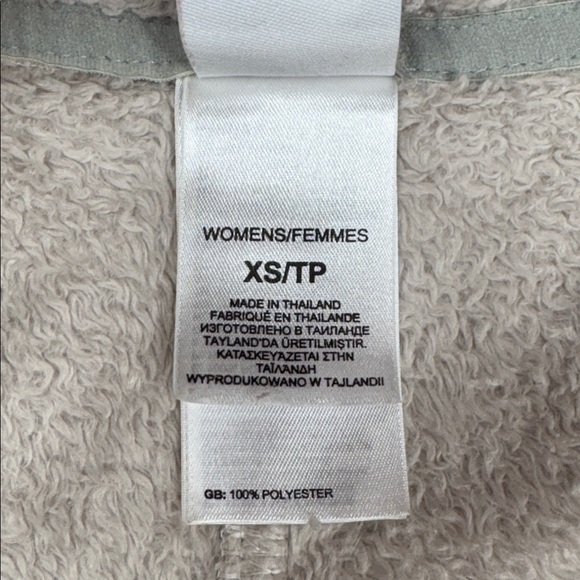 The North Face Cozy Sherpa Fleece Pullover Sweatshirt Outdoor Tan XS - Picture 7 of 7